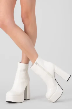 Botín plataforma tacón ancho