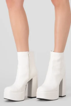 Botín plataforma tacón ancho