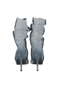 Botín Slouchy Denim Deslavado