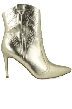 Botín tacón efecto piel