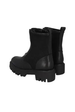 Botín tejido cierre suela track