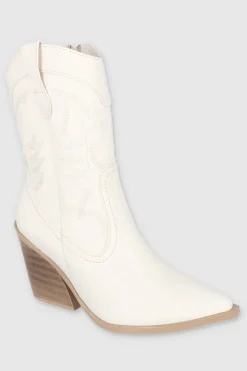 Botín Vaquero Bordado