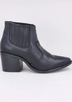 Botín Vaquero Efecto Piel