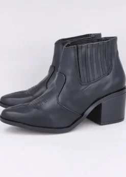 Botín Vaquero Efecto Piel