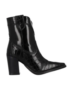 Botín vaquero efecto piel textura