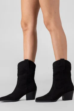 Botín vaquero pespunte punta