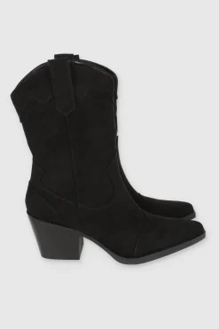 Botín vaquero pespunte punta