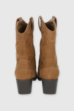 Botín vaquero pespunte punta