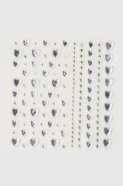 Brillos faciales corazones