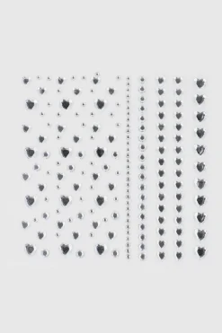 Brillos Faciales Corazones Tamaños