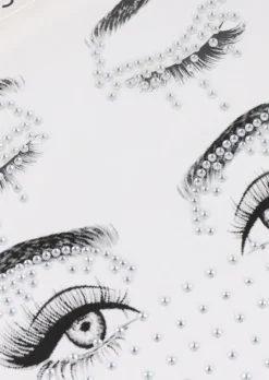 Brillos faciales delineado ojos