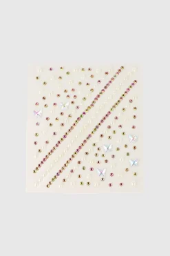 Brillos faciales mariposas