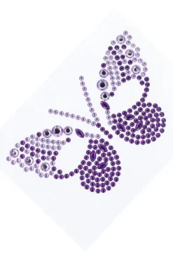 Brillos faciales mariposa milticolor