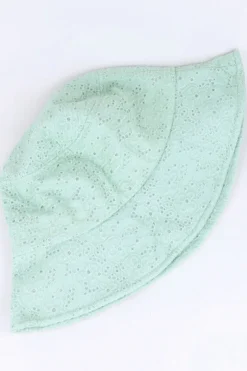 Bucket hat bordado flores brillo