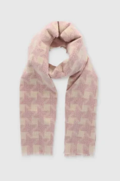 Bufanda tejida pata gallo