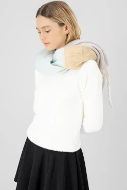 Bufanda tejido multicolor