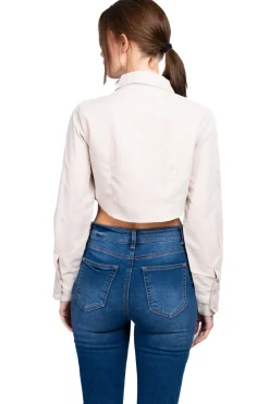 Camisa bolsas detalle brillos