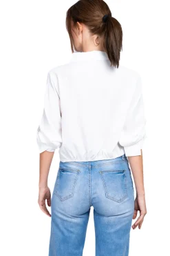 Camisa brillos detalle nudo