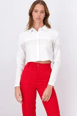 Camisa colgantes brillos