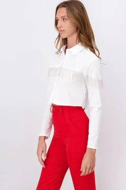 Camisa colgantes brillos