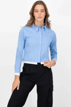 Camisa Crop Det Mangas