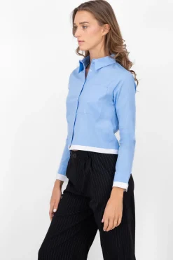 Camisa Crop Det Mangas