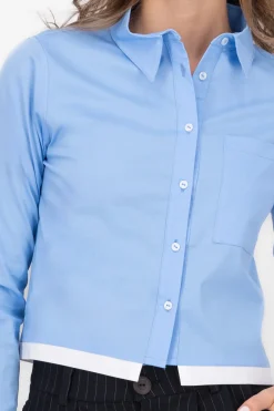 Camisa Crop Det Mangas