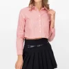 Camisa Crop Doble Bolsillo