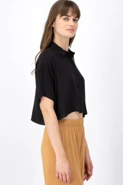 Camisa Crop Oversize