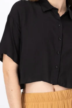 Camisa Crop Oversize