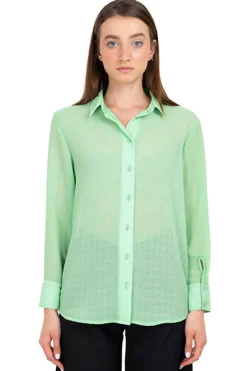 Camisa cuadros manga larga