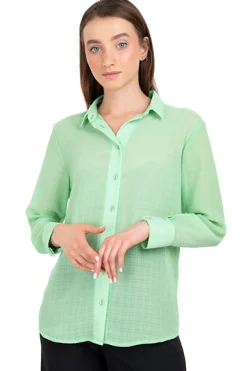 Camisa cuadros manga larga