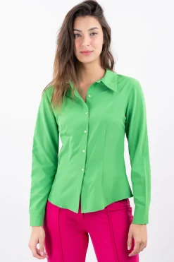 Camisa cuello solapa pinzas