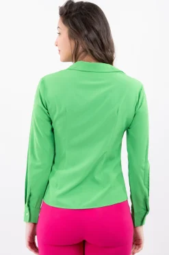 Camisa cuello solapa pinzas