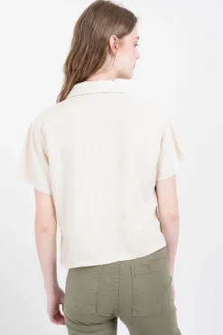 Camisa lino con botones