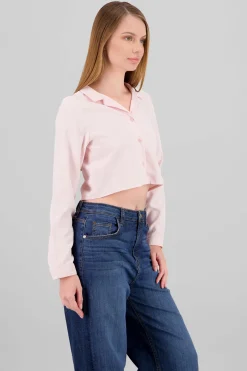 Camisa Lisa Manga Larga