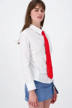 Camisa manga larga corbata