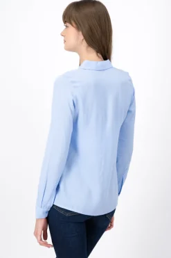 Camisa manga larga detalle bolsas