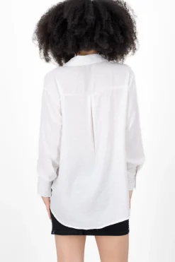 Camisa manga larga detalle bordado Hypsters