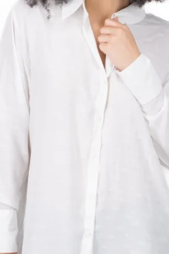 Camisa manga larga detalle bordado Hypsters