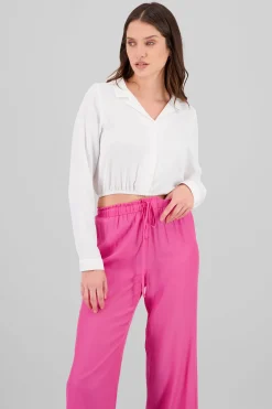 Camisa manga larga detella resorte