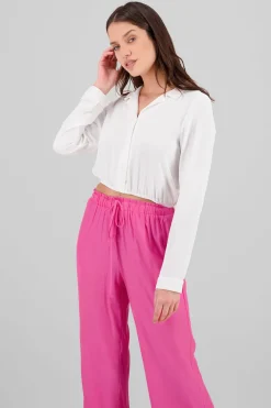 Camisa manga larga detella resorte