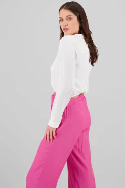 Camisa manga larga detella resorte