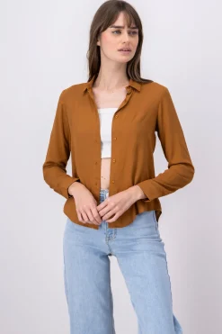 Camisa Manga Larga Lisa