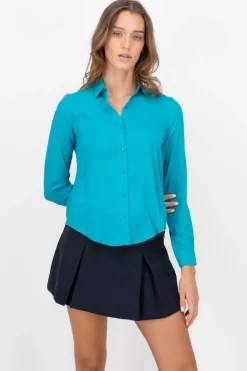 Camisa Manga Larga Lisa