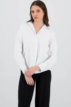 Camisa manga larga lisa