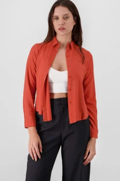 Camisa Manga Larga Lisa