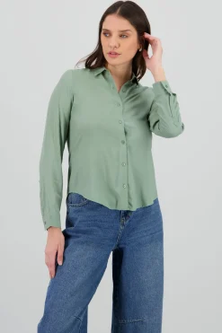 Camisa Manga Larga Lisa