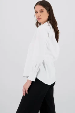 Camisa manga larga lisa