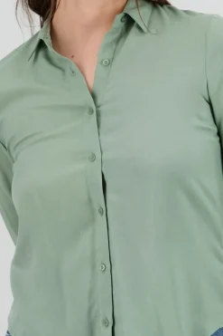 Camisa Manga Larga Lisa